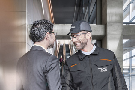 Обратитесь к представителю TK Elevator