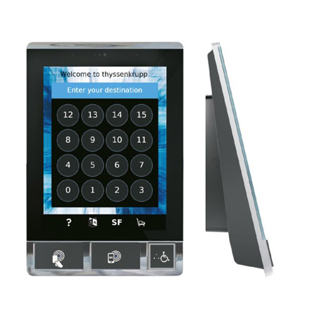 Терминал AGILE 12 из полированного алюминия