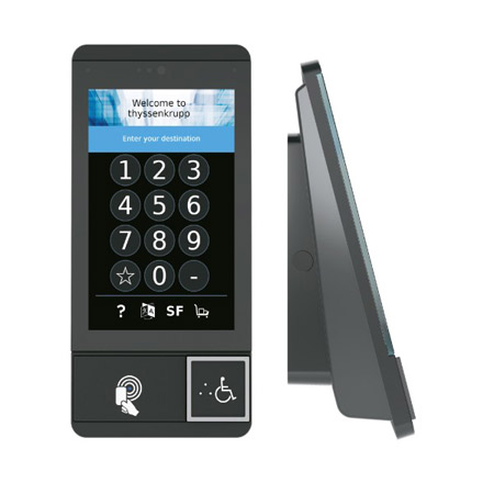Терминал AGILE 7 из полированного алюминия